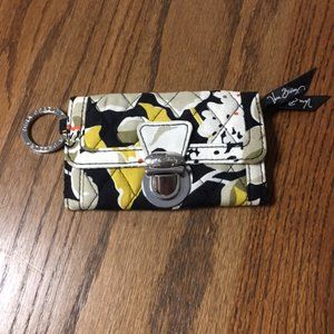 Vera Bradley Key Chain/ID Holder/and Card--Change Lock Wallet